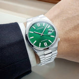 Citizen Tsuyosa Automatic Green Dial Silver Steel Strap Watch For Men - NJ0150-81X Authentic Buy Shop Now