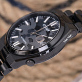 Citizen Tsuyosa Automatic Camouflage Black Dial Black Steel Strap Watch For Men - NJ0155-87E Authentic Buy Shop Now