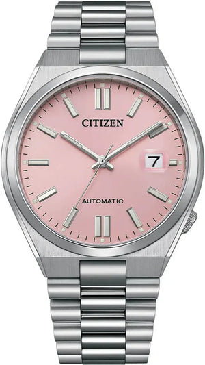 Citizen x Pantone Automatic Dreamy Pink Dial Silver Steel Strap Watch For Men - NJ0158-89X Authentic Buy Shop Now