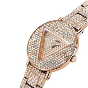 Guess Trend Diamonds Rose Gold Dial Rose Gold Steel Strap Watch for Women - GW0512L3 Authentic Buy Shop Now