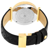 Versace V-Twist Black Dial Black Leather Strap Watch for Women - VELS00619 Authentic Buy Shop Now
