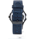 Maserati Potenza Black Dial 42mm Blue Leather Strap Watch For Men - R8851108007 Authentic Buy Shop Now