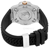 Versace Chain Reaction Quartz White Dial Black Rubber Strap Watch for Men - VEDY00219 Authentic Buy Shop Now