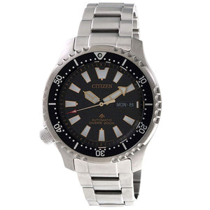 Citizen Promaster 200M Diver Fugu Asian Limited Edition Black Dial Silver Steel Strap Watch For Men - NY0090-86E Authentic Buy Shop Now