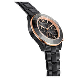 Swarovski Octea Lux Sport Black Dial Black Steel Strap Unisex Watch - 5610472 Authentic Buy Shop Now