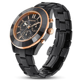 Swarovski Octea Lux Sport Black Dial Black Steel Strap Unisex Watch - 5610472 Authentic Buy Shop Now