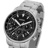 Fossil Goodwin Chronograph Black Dial Silver Steel Strap Watch for Men - FS5412 Authentic Buy Shop Now