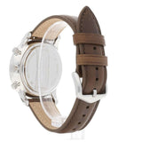 Fossil Neutra Chronograph White Dial Brown Leather Strap Watch for Men - FS5380 Authentic Buy Shop Now