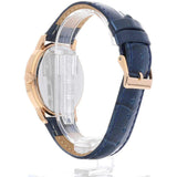 Guess Analog Blue Dial Blue Leather Strap Watch For Men - W0496G4 Authentic Buy Shop Now