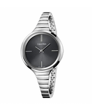 Calvin Klein Lively Black Dial Silver Steel Strap Watch for Women - K4U23121 Authentic Buy Shop Now