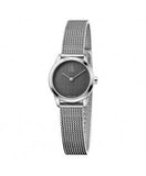 Calvin Klein Minimal Grey Dial Silver Mesh Bracelet Watch for Women - K3M2312X Authentic Buy Shop Now