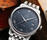 Omega De Ville Prestige Co-Axial Blue Dial Silver Steel Strap Watch for Men - 424.10.40.20.03.002 Authentic Buy Shop Now