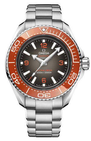 Omega Seamaster Planet Ocean 6000M 45.5mm Black Dial Silver Steel Strap Watch for Men - 21530462106001 Authentic Buy Shop Now