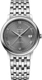 Omega De Ville Prestige Co-Axial Automatic Grey Dial Silver Steel Strap Watch for Men - 424.10.40.20.06.001 Authentic Buy Shop Now