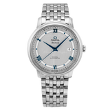 Omega De Ville Prestige Co-Axial Rhodium Silver Dial Silver Steel Strap Watch for Men - 424.10.40.20.02.001 Authentic Buy Shop Now
