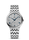 Omega De Ville Prestige Co-Axial Rhodium Silver Dial Silver Steel Strap Watch for Men - 424.10.40.20.02.001 Authentic Buy Shop Now