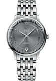 Omega De Ville Prestige Co-Axial Automatic Grey Dial Silver Steel Strap Watch for Men - 424.10.40.20.06.001 Authentic Buy Shop Now