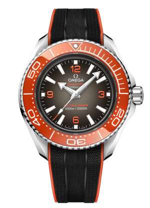 Omega Seamaster Planet Ocean 6000M Co Axial Master Chronograph Black Dial Black Rubber Strap Watch for Men - 21532462106001 Authentic Buy Shop Now