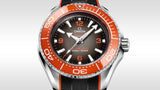Omega Seamaster Planet Ocean 6000M Co Axial Master Chronograph Black Dial Black Rubber Strap Watch for Men - 21532462106001 Authentic Buy Shop Now