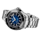 Omega Seamaster Planet Ocean 6000M Co Axial Master Chronometer Blue Dial Silver Steel Strap Watch for Men - 21530462103001 Authentic Buy Shop Now