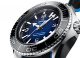 Omega Planet Ocean 6000M Co Axial Master Chronometer 45.5mm Blue Dial Black Rubber Strap Watch for Men - 21532462103001 Authentic Buy Shop Now
