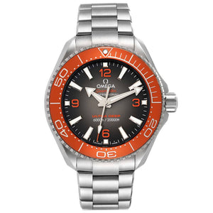 Omega Seamaster Planet Ocean 6000M 45.5mm Black Dial Silver Steel Strap Watch for Men - 21530462106001 Authentic Buy Shop Now