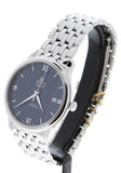 Omega De Ville Prestige Co-Axial Orbis Blue Dial Silver Steel Strap Watch for Men - 424.10.40.20.03.001 Authentic Buy Shop Now