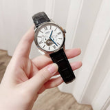 Fossil Townsman Automatic Chronograph White Dial Blue Leather Strap Watch for Men - ME3167 Authentic Buy Shop Now