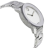 Movado Bold Crystal Dot Silver Dial Silver Steel Strap Watch For Women - 3600334 Authentic Buy Shop Now
