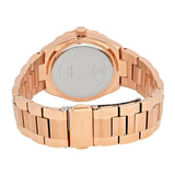 Guess Viva Diamonds White Dial Rose Gold Steel Strap Watch for Women - W0111L3 Authentic Buy Shop Now