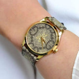 Gucci G Timeless Brown Dial Brown Leather Strap Watch For Men - YA1264068 Authentic Buy Shop Now