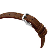 Coach Delancey Slim Cream Dial Brown Leather Strap Watch For Women - 14502789 Authentic Buy Shop Now