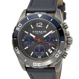 Coach Kent Grey Dial Blue Leather Strap Watch for Men - 14602558 Authentic Buy Shop Now