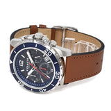 Coach Kent Chronograph Blue Dial Brown Leather Strap Watch for Men - 14602560 Authentic Buy Shop Now