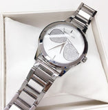Michael Kors Harman Analog Silver Dial Silver Steel Strap Watch For Women - MK3672 Authentic Buy Shop Now