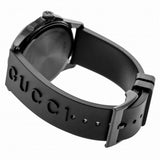 Gucci G Timeless Ghost Black Dial Black Rubber Strap Unisex Watch - YA1264017 Authentic Buy Shop Now