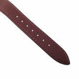 Gucci Grip Quartz Yellow Gold Dial Maroon Leather Strap Watch For Women - YA157405 Authentic Buy Shop Now
