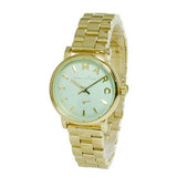 Marc Jacobs Baker Mint Green Dial Gold Steel Strap Watch for Women - MBM3284 Authentic Buy Shop Now