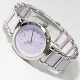 Coach Tristent Purple Dial Two Tone Steel Strap Watch for Women - 14502461 Authentic Buy Shop Now