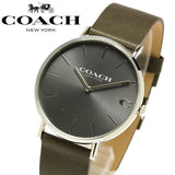 Coach Charles Grey Dial Brown Leather Strap Watch for Men - 14602153 Authentic Buy Shop Now