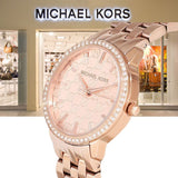 Michael Kors Argyle Quartz Rose Gold Dial Rose Gold Steel Strap Watch For Women - MK3156 Authentic Buy Shop Now