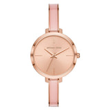 Michael Kors Jaryn Analog Gold Dial Pink Steel Strap Watch For Women - MK4343 Authentic Buy Shop Now