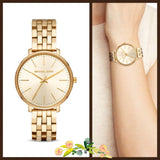 Michael Kors Pyper Quartz Gold Dial Gold Steel Strap Watch For Women - MK3898 Authentic Buy Shop Now