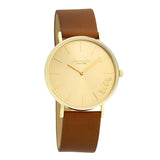Coach Perry Analog Gold Dial Brown Leather Strap Watch for Women - 14503331-C Authentic Buy Shop Now