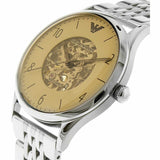 Emporio Armani Meccanico Multicolor Dial Silver Steel Strap Watch For Men - AR1922 Authentic Buy Shop Now
