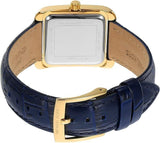 Michael Kors Emery Quartz Diamond Silver Dial Blue Leather Strap Watch For Women - MK2982 Authentic Buy Shop Now