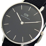 Daniel Wellington Classic Petite Cornwall Black Dial Black NATO Strap Watch For Women - DW00100216 Authentic Buy Shop Now