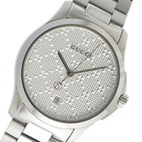 Gucci G Timeless Silver Dial Silver Steel Strap Watch For Women - YA126551 Authentic Buy Shop Now