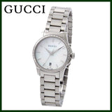 Gucci G Timeless Mother of Pearl Dial Silver Steel Strap Watch For Women - YA126543 Authentic Buy Shop Now