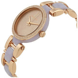 Michael Kors Delray Rose Gold Dial Two Tone Steel Strap Watch for Women - MK4319 Authentic Buy Shop Now